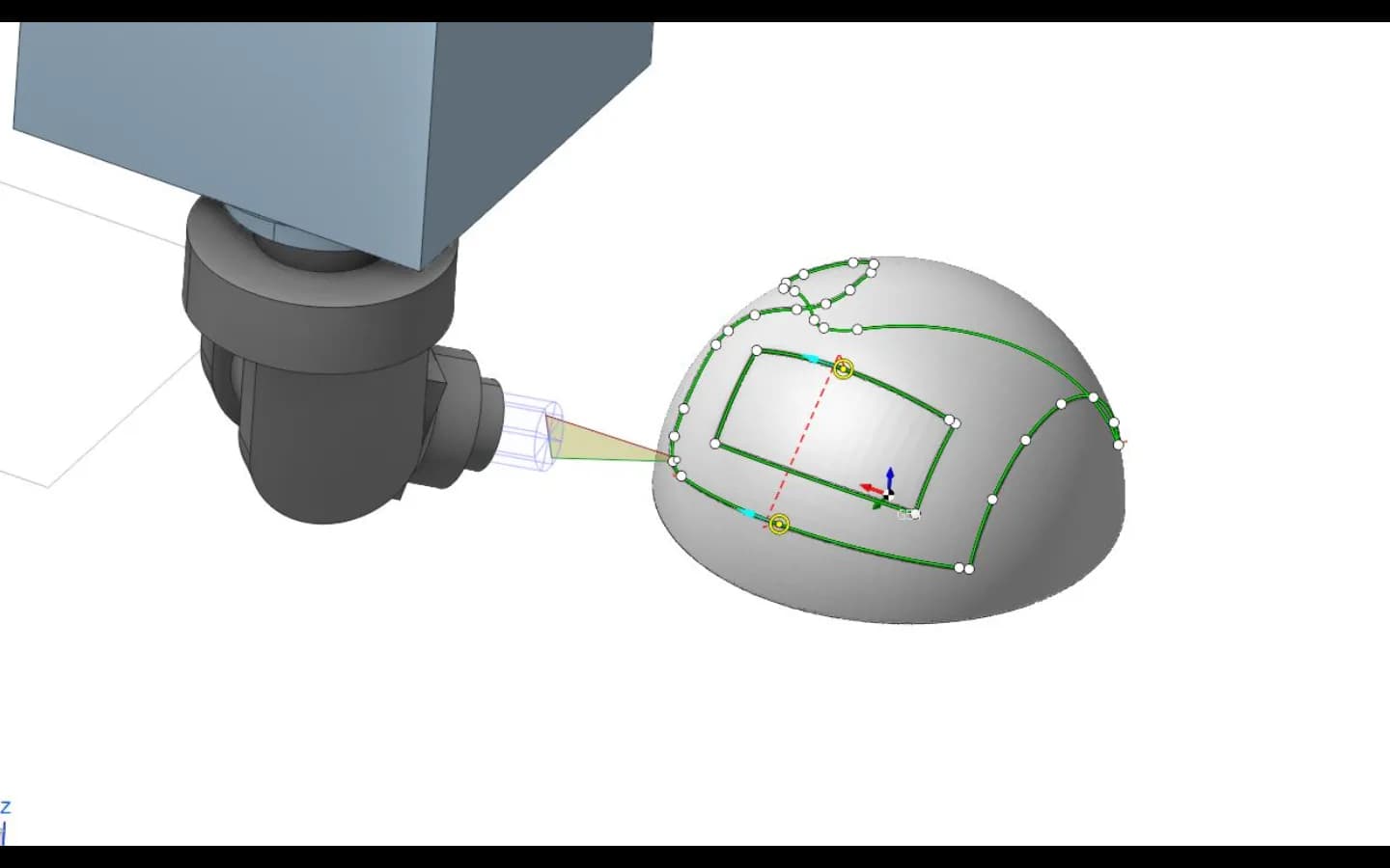 Visualisierung von Schneidprozessen in EncyCAM